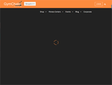 Tablet Screenshot of gymchalo.com